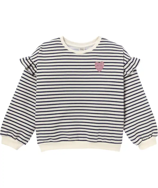 Gestreiftes Sweatshirt