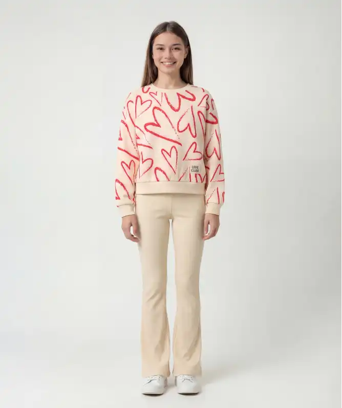 Sweatshirt + Leggings Herzen