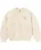 Sweatshirt Herzen creme
