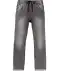 Jeans mit elastischem Bund jeans grau