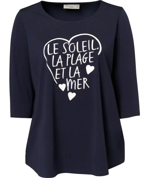 Dunkelblaues Shirt