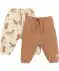 Newborn Pull-on-Hosen Pferde hellbraun melange