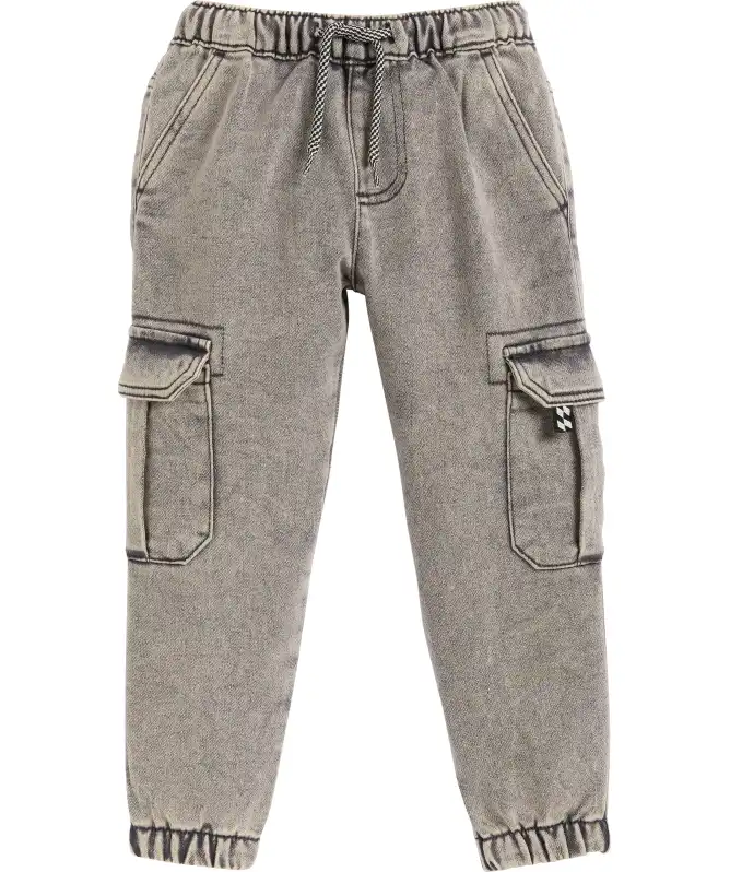 Cargo jeans stone washed