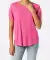 T-shirt met pofmouwen pink