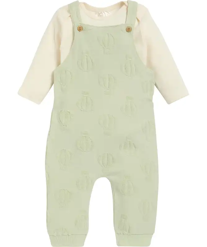 Geboorte romper + salopette luchtballonnen