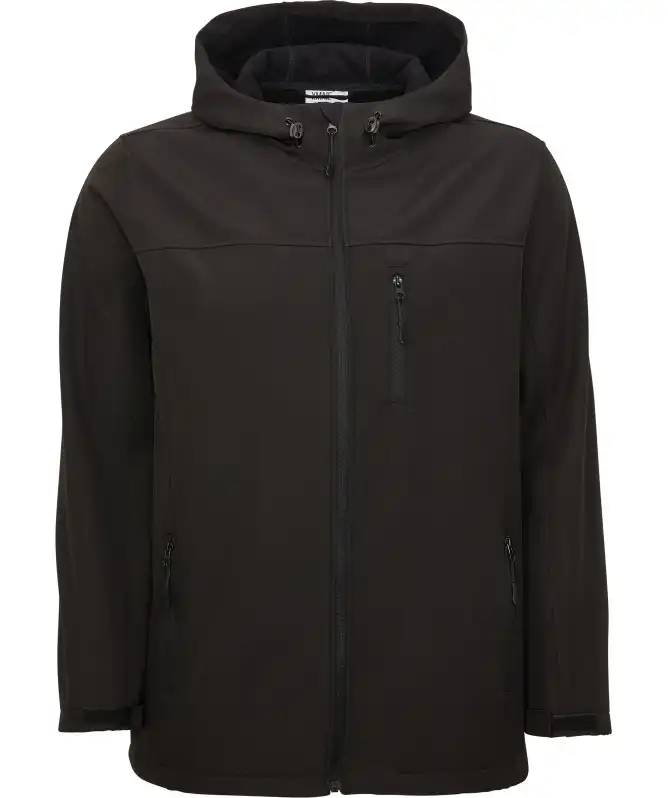 Zwart softshell jas