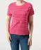 Gestreept T-shirt pink/roze