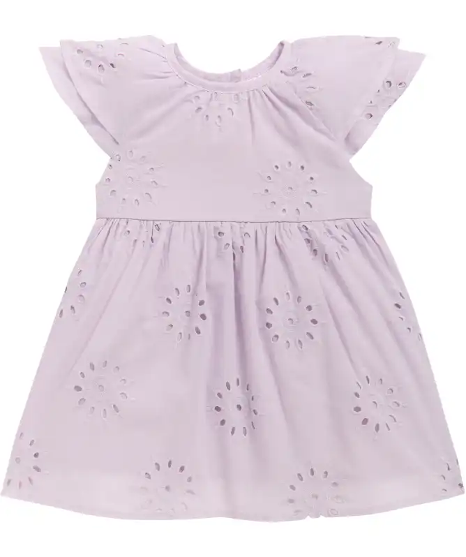 Baby jurk met kantpatroon