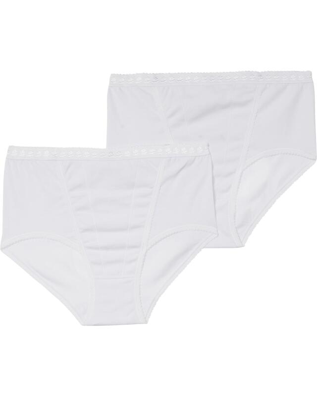 Shaping briefs with reinforced front for women, white (KiK Shaping-Slips mit verstärkter Front (weiß)) — KiK, authentic German product in Morocco
