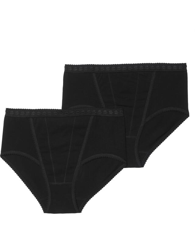 سراويل داخلية مشكلة بجزء أمامي مقوى للنساء، أسود (KiK Shaping-Slips mit verstärkter Front (schwarz)) — KiK, منتج ألماني أصلي في المغرب