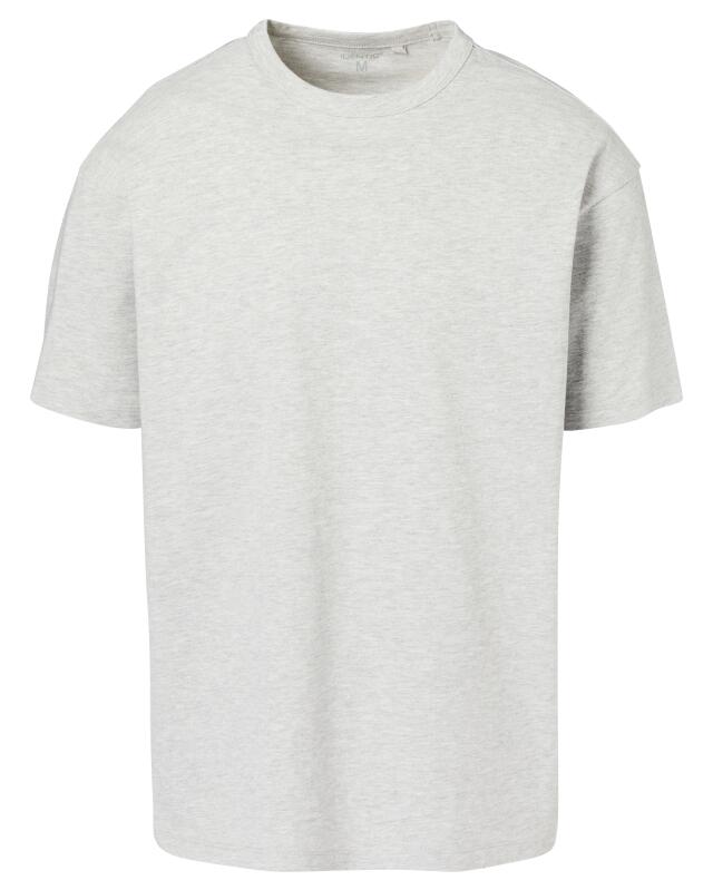 T-shirt oversize homme, gris chiné (KiK Oversize T-Shirt (grau melange)) — KiK, produit allemand authentique au Maroc