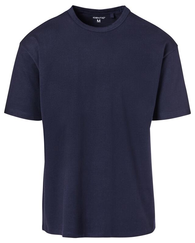 Oversized T-shirt for men, navy (KiK Oversize T-Shirt (dunkelblau)) — KiK, authentic German product in Morocco