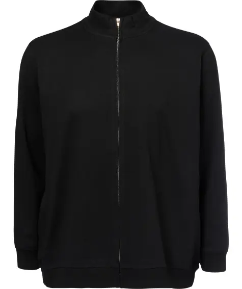 Schwarze Sweatjacke