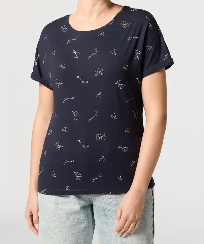 T-Shirt mit Allover-Print