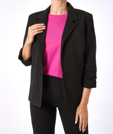 Blazer met 3/4 mouwen