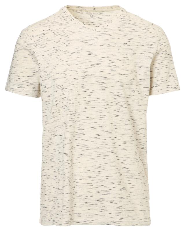 Marl T-shirt for men, off-white (KiK Meliertes T-Shirt (offwhite)) — KiK, authentic German product in Morocco