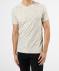 Meliertes T-Shirt offwhite