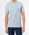 Meliertes T-Shirt hellblau