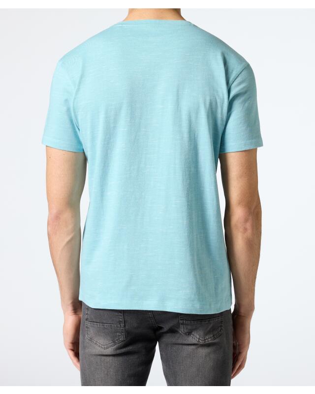 تيشيرت مبرقش للرجال، أزرق (KiK Meliertes T-Shirt (blau)) — KiK, منتج ألماني أصلي في المغرب