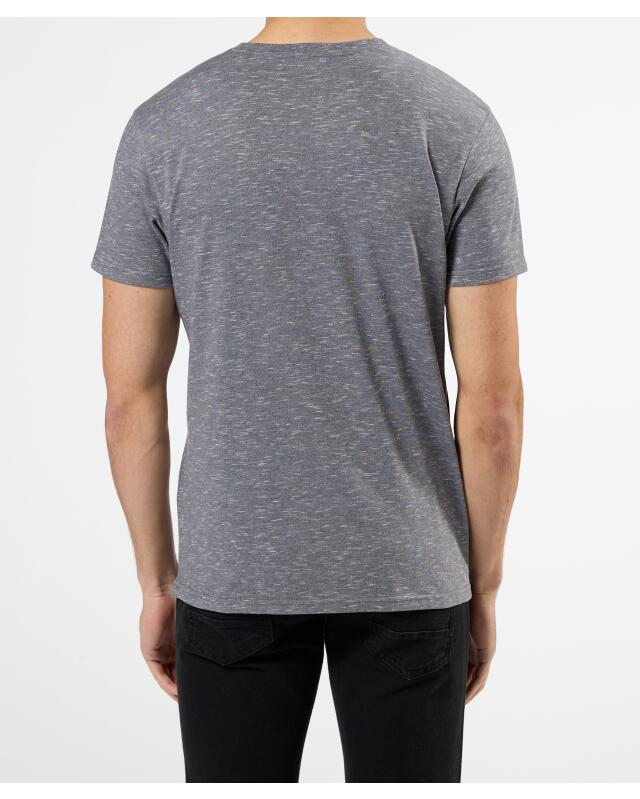 تيشيرت مبرقش للرجال، كحلي (KiK Meliertes T-Shirt (dunkelblau)) — KiK, منتج ألماني أصلي في المغرب