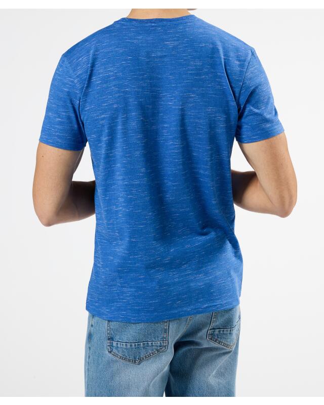 تيشيرت مبرقش للرجال، أزرق ملكي (KiK Meliertes T-Shirt (royalblau)) — KiK, منتج ألماني أصلي في المغرب