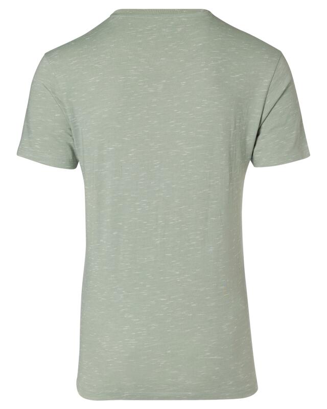 T-shirt chiné homme, vert clair (KiK Meliertes T-Shirt (hellgrün)) — KiK, produit allemand authentique au Maroc