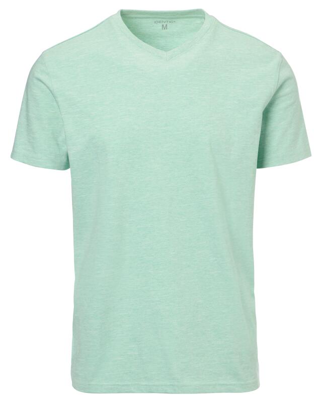T-shirt chiné homme, vert (KiK Meliertes T-Shirt (grün)) — KiK, produit allemand authentique au Maroc