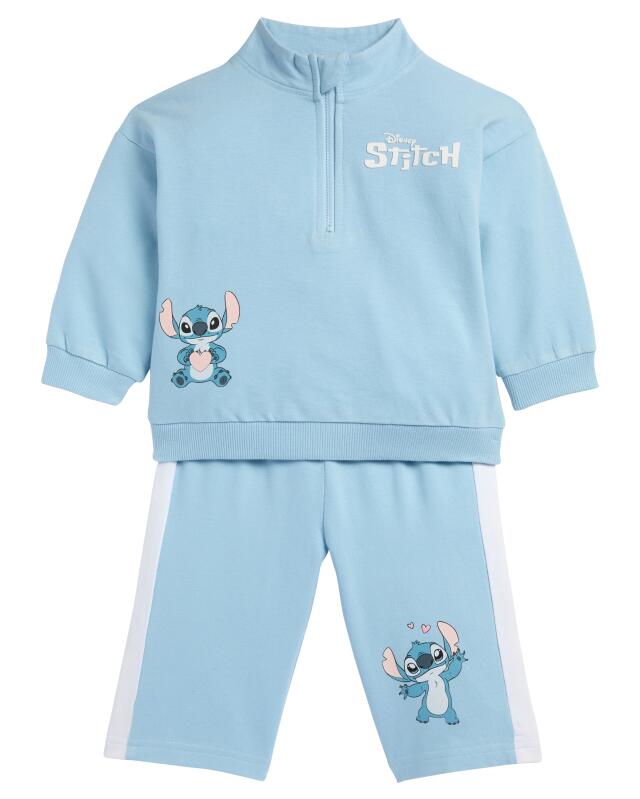 Sweat à col zippé + pantalon de jogging bébé fille, bleu clair (KiK Sweat-Troyer + Jogginghose (hellblau)) — KiK, produit allemand authentique au Maroc