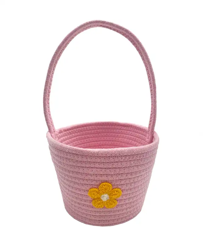 Geflochtenes Osterkörbchen