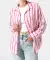 Gestreepte blouse roze gestreept