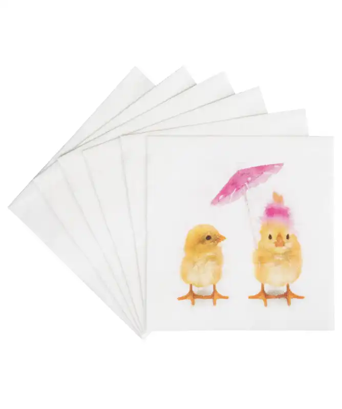 Servetten met paasmotief