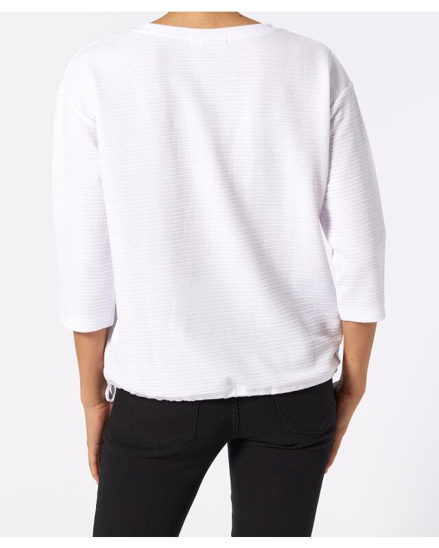 T-shirt texturé femme, blanc (KiK Strukturiertes Shirt (weiß)) — KiK, produit allemand authentique au Maroc