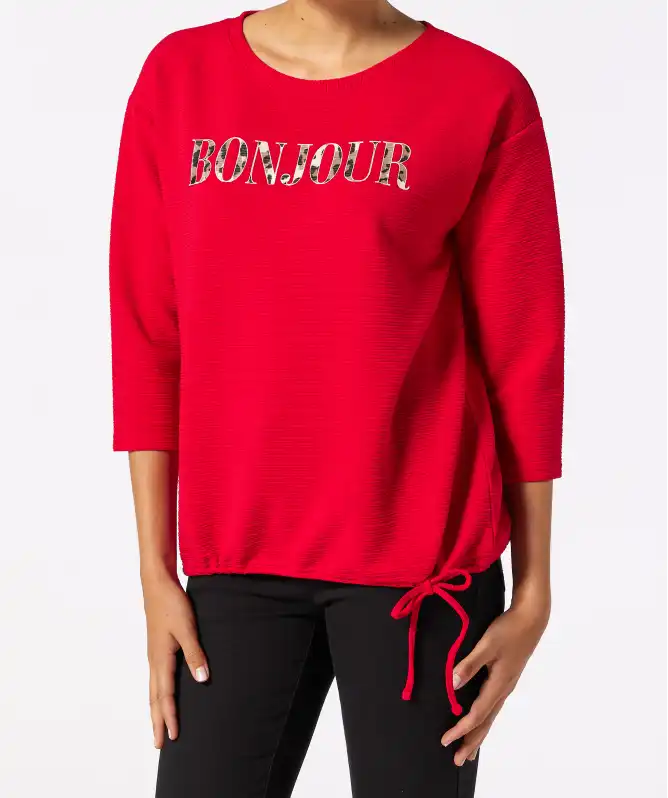 Strukturiertes Shirt