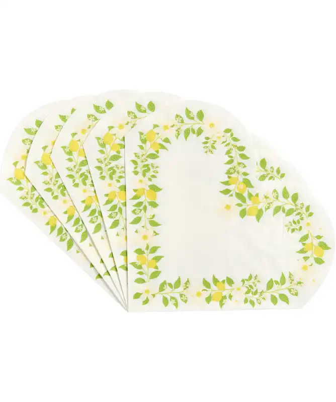 Herzförmige Servietten