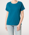 T-Shirt aus Baumwolle petrol