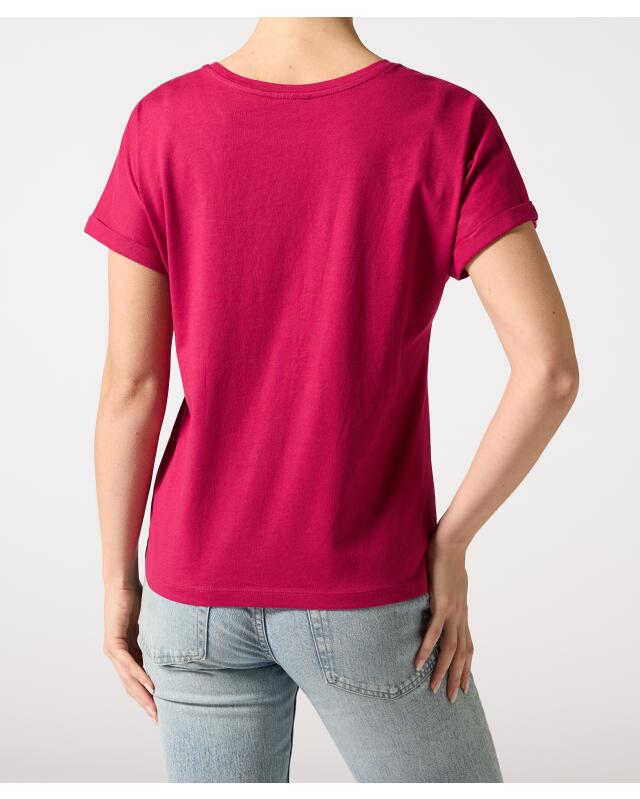 T-shirt en coton femme, baie (KiK T-Shirt aus Baumwolle (beere)) — KiK, produit allemand authentique au Maroc