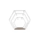 Wandregale Hexagon