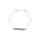 Wandregale Hexagon