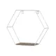Wandregale Hexagon
