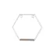 Wandregale Hexagon