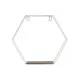 Wandregale Hexagon