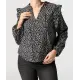 Blouse met ruches