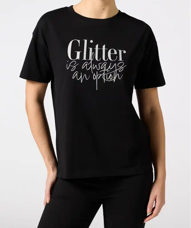 T-Shirt mit Schriftzug