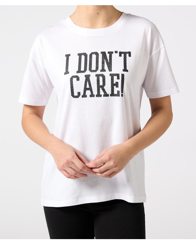 تيشيرت بكتابة للنساء، أبيض (KiK T-Shirt mit Schriftzug (weiß)) — KiK, منتج ألماني أصلي في المغرب