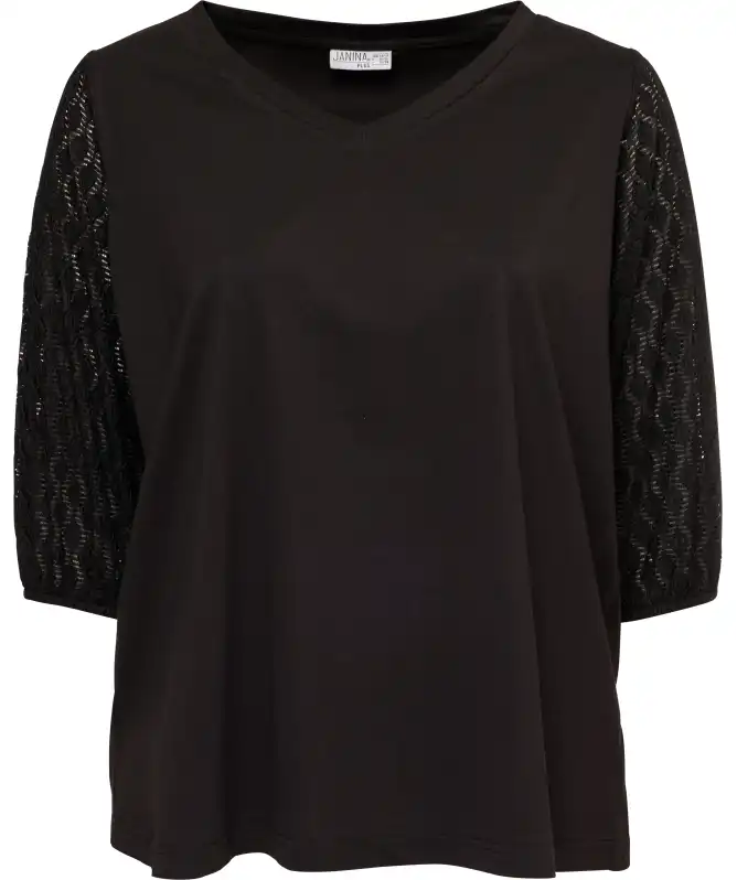 Košile s průhlednými rukávy