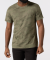 T-shirt met camouflageprint kaki