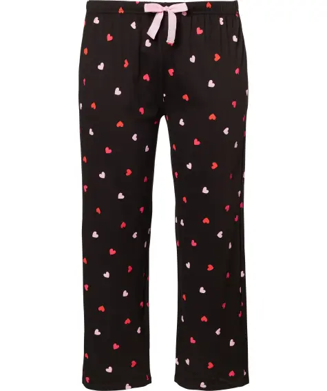 Pyžamové kalhoty se srdíčky