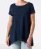 Ritsshirt donkerblauw