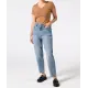 Mom jeans met wassing