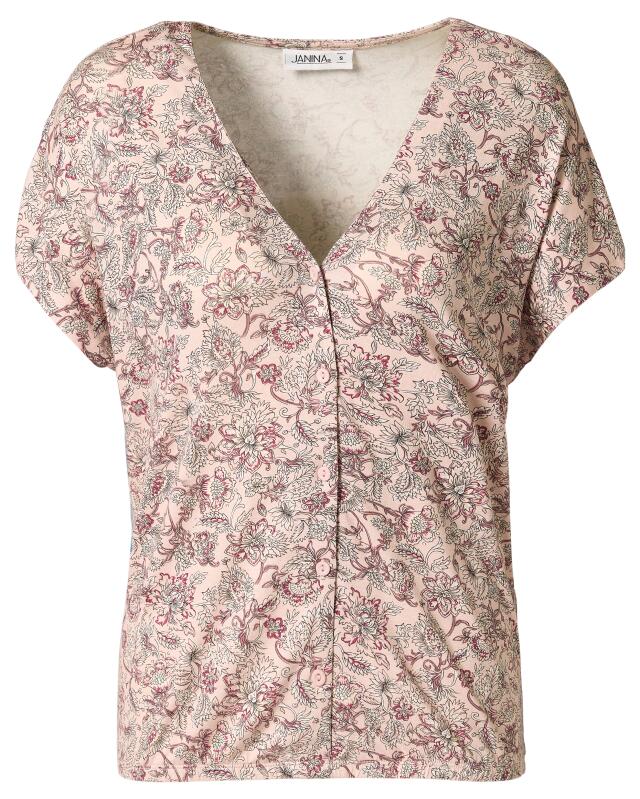Blouse-style T-shirt for women, pink (KiK Blusenshirt (rosa)) — KiK, authentic German product in Morocco